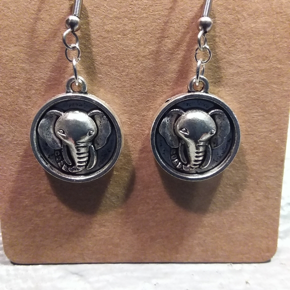 Elephant Earrings - Picture 2 of 2